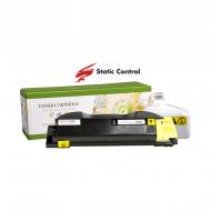 Картридж лазерний Static Control Kyocera TK-590Y 5k yellow жовтий