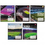 Зошит шкільний 36 аркушів клітинка World stadium (767073) YES