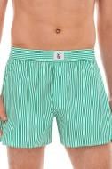 Трусы-шорты мужские German Volf в зеленую полоску 50 2316 M белый