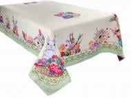 Скатерть гобелен Peeps 140x220 см белый с рисунком
