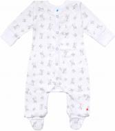 Комбинезон Minikin серый мишка р.74 белый 198050374