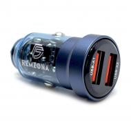 Автомобильное зарядное устройство Remzona CCAA-06BL синий