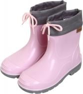 Сапоги для девочек GoKids размер 26 розово-серый