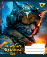 Тетрадь школьная 36 листов линия Defenders of Ukraine (766426) YES