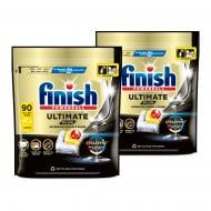 Набір капсул для посудомийних машин Finish Ultimate Plus All in 1 Лимон (90+90) 180 шт.