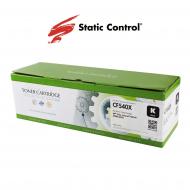 Картридж лазерный Static Control HP CLJP CF540X (203X) 3.2k black черный