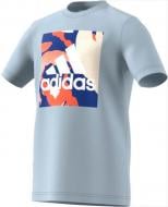 Футболка Adidas CAMO TEE B GJ6486 синій