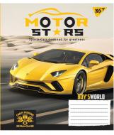 Тетрадь школьная 36 листов линия Motor Stars (765399) YES