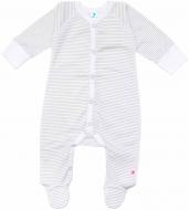 Комбинезон Minikin серая полоска р.86 белый с серым 198050386
