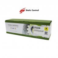 Картридж лазерный Static Control HP CLJ CF532A (205A) 0.9k yellow желтый