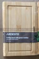 Доска кухонная Ardesto Midori з жолобом 25х16х1.5 см (AR1425BM)