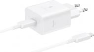Зарядное устройство Samsung 45W Power Adapter Type-C Cable White (EP-T4511XWEGEU)