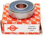 Подшипник SLAVIA радиальный шариковый 6000 2RS (ГОСТ 180100)