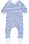 Комбинезон Minikin синие полоски р.68 белый 198070368