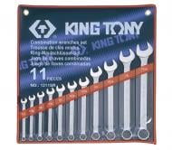 Набор ключей комбинированных KING TONY 1/4"-15/16" 11 шт. 1211SR