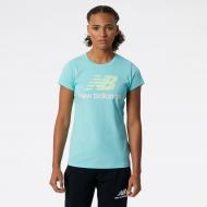 Футболка New Balance ESSENTIALS STACKED LOGO WT91546SRF р.XL зеленый