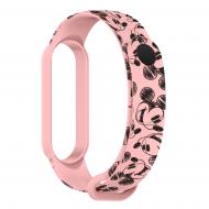 Ремінець Armorstandart Armorstandart Cartoon для Xiaomi Mi Band 6/5 Mickey Pink (ARM59255)