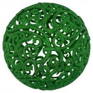 Елочная игрушка MIS LT Шар ажурный d 100 мм зеленый