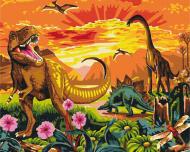 Картина по номерам Мир прошлого BS52257 40x50 см Brushme Картина по номерам Мир прошлого BS52257 40x50 см Brushme