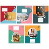 Тетрадь школьная 48 листов клетка Your interior (767115) YES