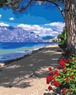 Картина по номерам Живописная аллея BS39400 40x50 см Brushme Картина по номерам Живописная аллея BS39400 40x50 см Brushme