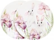 Набор тарелок Lefard Кролик в ирисах 26 см 2 шт. 924-799 Набор тарелок Lefard Кролик в ирисах 26 см 2 шт. 924-799