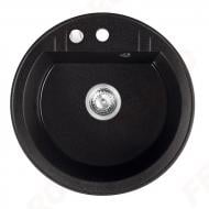 Мийка для кухні Ferro Mezzo II однокамерна Ø 51 см графіт DRGM1/51BA