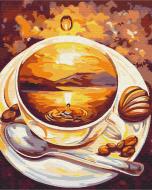 Картина по номерам Восход солнца в чашке BS51868 40x50 см Brushme Картина по номерам Восход солнца в чашке BS51868 40x50 см Brushme