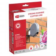 Веревка Tatkraft сталь для белья с автоматическим устройством 12 м серебряный 0,5 кг