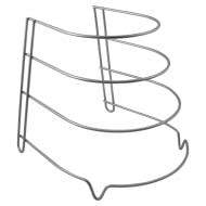 Подставка-органайзер для крышек Arino 24,5x27x23 см хром 73468