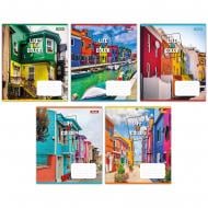 Тетрадь школьная 48 листов линия Life in colors (767380) 1 вересня