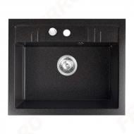 Мийка для кухні Ferro Mezzo II - DRGM1/48/58HA графит shine