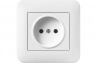 Розетка без заземления Hausmark Luno IP20 белый 709-0202-121B