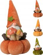 Сувенир Koopman гелловин Гном на тыкве 20 см. 3 ассорт. AJC010230