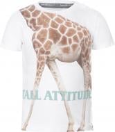 Футболка для мальчиков Koko Noko р.122 белый с рисунком T46830-37