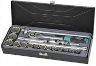 Набор головок Whirlpower 1/2"DR 10-32 мм 19 шт. 23621