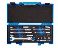 Набор ключей KING TONY с трещеткой и карданом 13 шт. 13013MRE