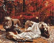 Картина по номерам Осенние защитники BS52246 40x50 см Brushme Картина по номерам Осенние защитники BS52246 40x50 см Brushme