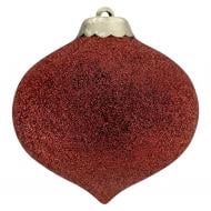 Елочная игрушка MIS LT Волчок 10 см красный