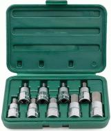 Набор головок Whirlpower 1/2"DR T20-T60 9 шт. 24013