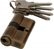 Циліндр RDA 29765 30x30 ключ-ключ 60 мм антична латунь