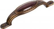 Меблева ручка скоба DC DF 65 G4A/13 96 мм антична бронза/ коричневий