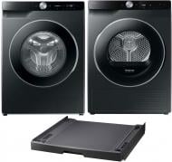 Пральна машина Samsung WW10FG6U9ELBUA + З'єднувальна планка SKK-UDX + Сушильна машина DV90T6240LB/UA Пральна машина Samsung WW10FG6U9ELBUA + З'єднувальна планка SKK-UDX + Сушильна машина DV90T6240LB/UA