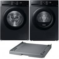 Пральна машина Samsung WW90CGC0EDABLE + З'єднувальна планка SKK-DDX + Сушильна машина DV90CGC2A0ABUA Пральна машина Samsung WW90CGC0EDABLE + З'єднувальна планка SKK-DDX + Сушильна машина DV90CGC2A0ABUA