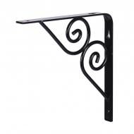 Кронштейн  декоративний Вероніка 200х200 мм чорний