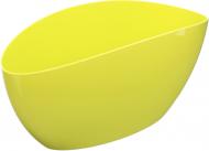 Кашпо пластикове Lamela Луна овальний 6,6 л лимонний (633)