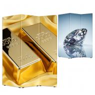 Ширма Теамо Золото/Бриллианты 1750x1180x20 мм разноцветный