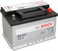 Аккумулятор автомобильный Bosch S3 007 70А 12 B 0 092 S30 070 «+» справа