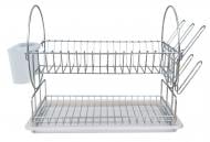 Сушарка для посуду Lemax з піддоном хром LF-101