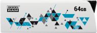 Флеш-пам'ять USB GOODRAM UCL2 CL!CK 64 ГБ USB 2.0 white (UCL2-0640W0R11)